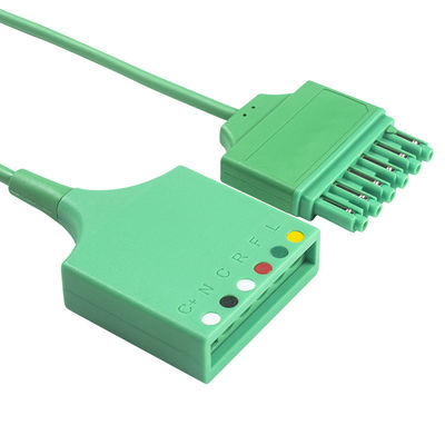 Siemens Draeger MS16256 6Lead ECG ট্রাঙ্ক অ্যাডাপ্টার কেবল ড্রেজার ECG এক্সটেনশন ট্রাঙ্ক কেবল একক পিন সংযোগকারী