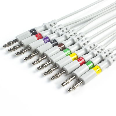 Welch Allyn RE-PC-AHA-BAN SE-PRO-600 EKG কেবল এবং Leadwires 14 Pin IEC Banana 4.0