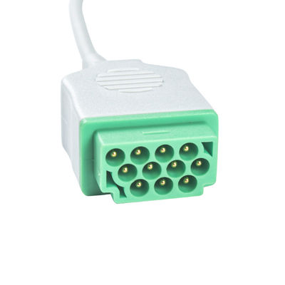 GE Marquette CBM-05NA-10AS-0001 ECG কেবল এবং Leadwires 5 Lead IEC স্ন্যাপ 11pin সংযোগকারী ECG কেবল