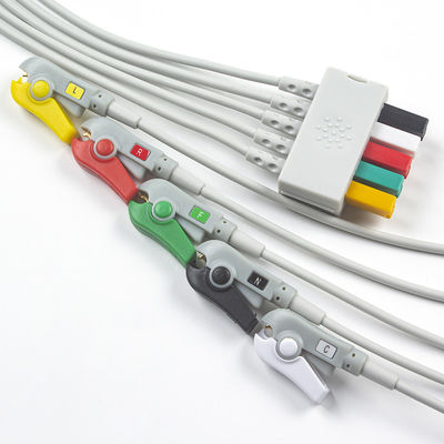 সিমেন্স/ড্রেজার 5956359 MP03414 ECG Leadwire 5Lead ECG বিচ্ছিন্নযোগ্য কেবল