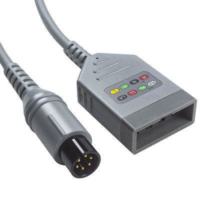 IVY বায়োমেডিকাল 590478 ECG Trunck Cable 4 Lead AHA 3.0Meters ECG Cable