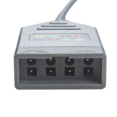 IVY বায়োমেডিকাল 590478 ECG Trunck Cable 4 Lead AHA 3.0Meters ECG Cable