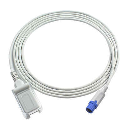 Drager S-iemens SpO2 সেন্সর প্রোব 7Pin থেকে DB9 SpO2 এক্সটেনশন কেবল 2.4M TPU