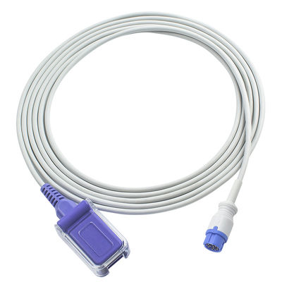 Neusoft N-ellcor Oxi-max SpO2 সেন্সর কেবল SpO2 অ্যাডাপ্টার এক্সটেনশন কেবল 12Pin থেকে DB9 রোগীর কেবল