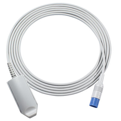 P-Hilips M1196A পুনঃব্যবহারযোগ্য অ্যাডাল্ট ফিঙ্গার ক্লিপ SpO2 সেন্সর আয়তক্ষেত্র 8Pin