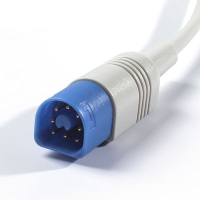 P-Hilips M1196A পুনঃব্যবহারযোগ্য অ্যাডাল্ট ফিঙ্গার ক্লিপ SpO2 সেন্সর আয়তক্ষেত্র 8Pin