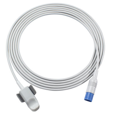 P-Hilips M1196A পুনঃব্যবহারযোগ্য অ্যাডাল্ট ফিঙ্গার ক্লিপ SpO2 সেন্সর আয়তক্ষেত্র 8Pin