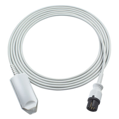 Anke 6 পিন পুনরায় ব্যবহারযোগ্য SpO2 সেন্সর ASC-553 ACS-553A AAMI 6 পিন সংযোগকারী প্রাপ্তবয়স্ক নরম টিপ SpO2 প্রোব