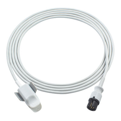 Anke 6 পিন পুনরায় ব্যবহারযোগ্য SpO2 সেন্সর ASC-553 ACS-553A AAMI 6 পিন সংযোগকারী প্রাপ্তবয়স্ক নরম টিপ SpO2 প্রোব