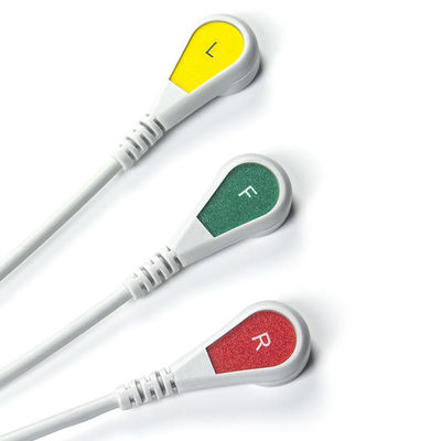 Hellige Compatible Direct-Connect ECG Cable and lead wires for 3Lead IEC Snap 3Lead IEC স্ন্যাপের জন্য হেল্লিজে সামঞ্জস্যপূর্ণ ডাইরেক্ট-কানেক্ট ইসিজি ক্যাবল এবং লিড ওয়্যার