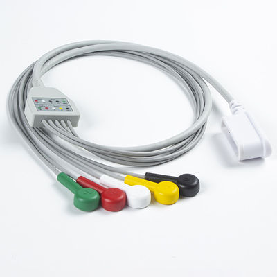 সামঞ্জস্যপূর্ণ GE SEER 1000 Leadwire সেট 2104816-001 GE Seer 5 Lead IEC Snap 2067634-019 (অর্ডার 1pcs 1pcs পাউচ ফ্রি)
