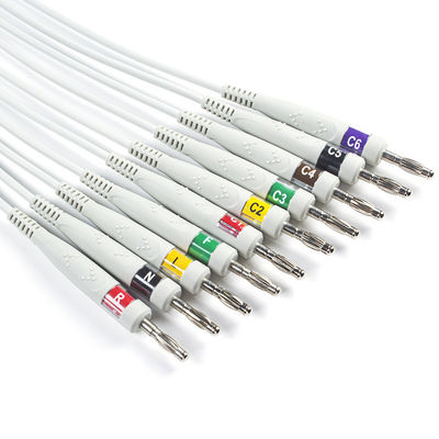 EDAN Dx12 10Lead ECG Holter Cable Banana For Trunk Cable দৈর্ঘ্য 2.2M সামঞ্জস্য