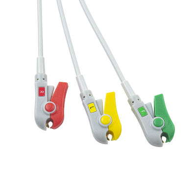 PM-12 14Pin এর জন্য Promed ECG Cable 3Lead IEC Grabber-এর জন্য সামঞ্জস্যপূর্ণ
