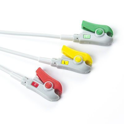 PM-12 14Pin এর জন্য Promed ECG Cable 3Lead IEC Grabber-এর জন্য সামঞ্জস্যপূর্ণ