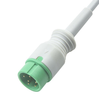 ধূসর সামঞ্জস্যপূর্ণ IVY 5Lead EKG ক্যাবল AHA স্ন্যাপ 1m 3.0 ব্যাসার্ধ