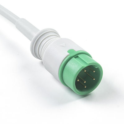 ধূসর সামঞ্জস্যপূর্ণ IVY 5Lead EKG ক্যাবল AHA স্ন্যাপ 1m 3.0 ব্যাসার্ধ