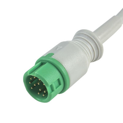 TPU Dynascope DS-5100E 12Pin ECG রোগীর ক্যাবল 10Lead প্রাপ্তবয়স্ক/শিশুদের জন্য সামঞ্জস্য