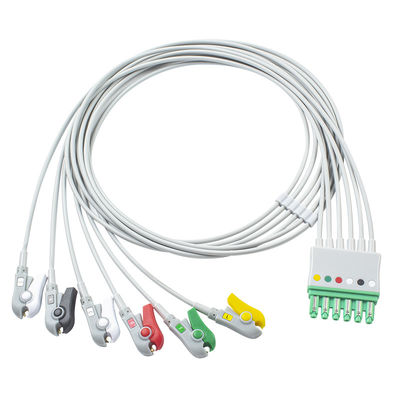 Siemens Draeger MP03405 ECG লিড ওয়্যার 6 লিড কেবল গ্র্যাবার M300 Infinity M540 MultiMed Plus IEC ক্লিপ