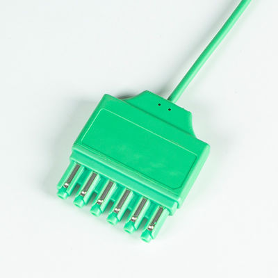 MS14682 ইসিজি ক্যাবল ড্রাগার ইসিজি একক পিন একক লিড 6Lead Leadwires IEC স্ন্যাপ