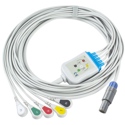 বায়োসিস ইসিজি ক্যাবল এবং লিডওয়্যার 6pin BPM-103 ইসিজি ক্যাবল