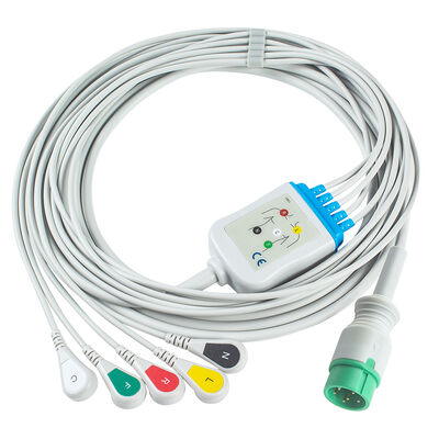ক্রিয়েটিভ 12K 6pin ECG কেবল এবং লিডওয়্যার