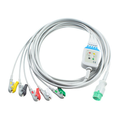 MDK MED KB15A 6Pin ECG কেবল এবং লিডওয়্যার