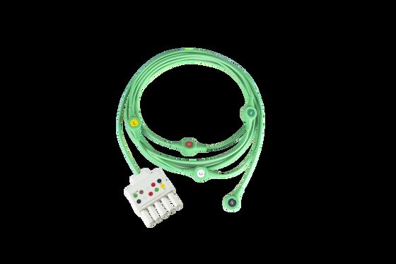 সিমেন ড্রেইগার মোনোলাইড MS16160 MS16161 ইসিজি ইসিজি রোগীর তারের এবং লিডওয়্যার 3 লিড ওয়্যার ডুয়াল 5 পিন