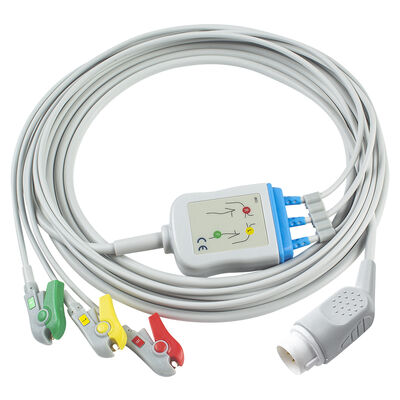 Ph 43100A 8Pin ইসিজি তার এবং লিড তার hp CodeMaster XL+ ডিফিব্রিলেটর মেশিন