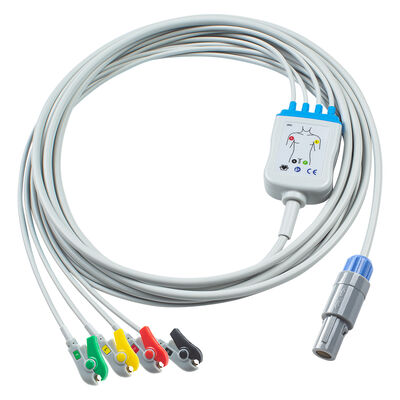 Petas 165R, 260R, 300, K-250, KMA160R 6Pin ECG কেবল এবং লিডওয়্যার