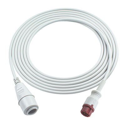 BT-710 BT-720 BT-740 BT-770 BT-780 এর জন্য Bistos IBP অ্যাডাপ্টার কেবল 12Pin to Edward Argon BD Abbott BB PVB Utah Medex Mindray সংযোগকারী
