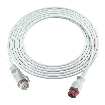 BT-710 BT-720 BT-740 BT-770 BT-780 এর জন্য Bistos IBP অ্যাডাপ্টার কেবল 12Pin to Edward Argon BD Abbott BB PVB Utah Medex Mindray সংযোগকারী