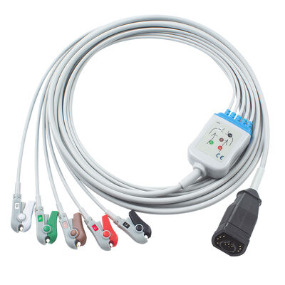 Zoll 15Pin এক টুকরা ইসিজি কেবল এবং লিডওয়্যার