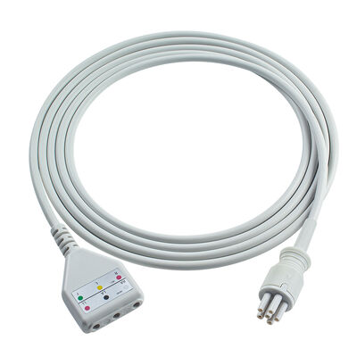 Omron > Colin 6Pin কানেক্টর 3 5Lead ECG ট্রাঙ্ক অ্যাডাপ্টার কেবল MC039-55 ECG এক্সটেনশন কেবল Din স্টাইল