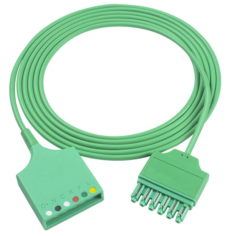 Siemens Draeger MS16256 6Lead ECG ট্রাঙ্ক অ্যাডাপ্টার কেবল ড্রেজার ECG এক্সটেনশন ট্রাঙ্ক কেবল একক পিন সংযোগকারী