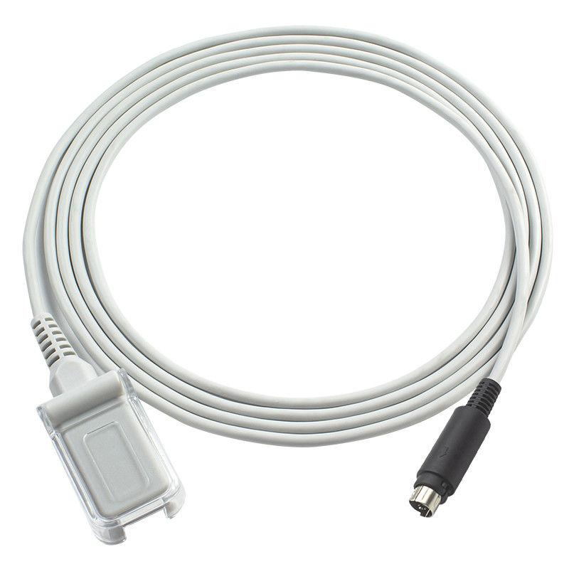 Biosys SpO2 সেন্সর কেবল 6Pin থেকে DB9 SpO2 এক্সটেনশন কেবল 2.4M TPU