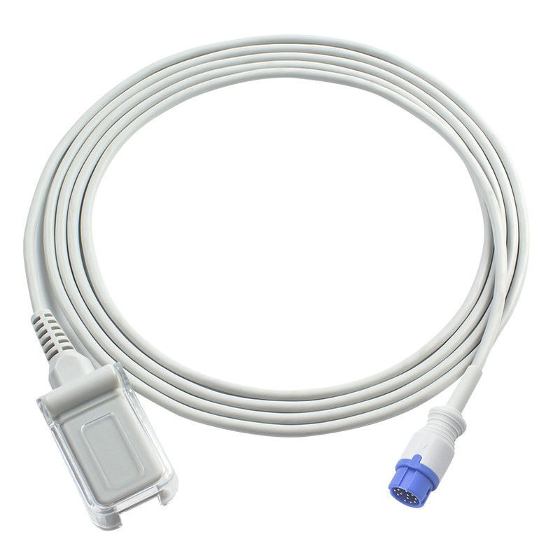 P-Hilips N-ellcor Tech M1900B SpO2 সেন্সর কেবল SpO2 এক্সটেনশন কেবল 12Pin থেকে DB9