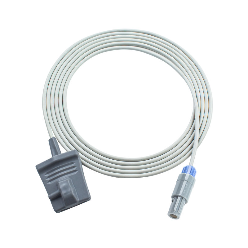 সামঞ্জস্যপূর্ণ Yonker Yk8000c SpO2 প্রোব ক্যাবল জন্য Yonker 6Pin প্রাপ্তবয়স্ক নরম টিপ 3.0M