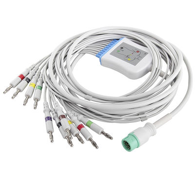 Comen M2461A EKG কেবল এবং Leadwires IEC 4.0 কলা সংযোগকারী ECG কেবল