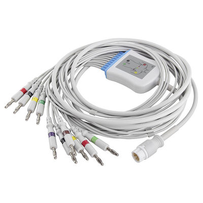 P-Hilips/HP M17770A M1771A M2461A ECG কেবল এবং Leadwires IEC 4.0 কলা সংযোগকারী