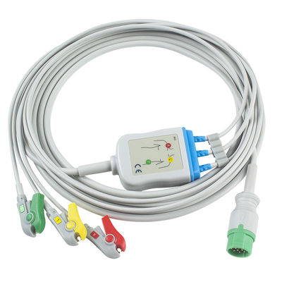 বায়োলাইট BLT ECG কেবল এবং Leadwires 3Lead IEC ক্লিপ 12Pin সংযোগকারী ECG কেবল