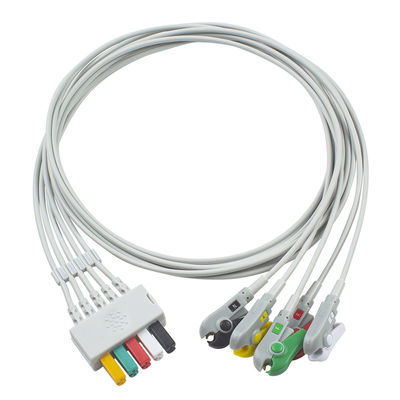 সিমেন্স/ড্রেজার 5956359 MP03414 ECG Leadwire 5Lead ECG বিচ্ছিন্নযোগ্য কেবল