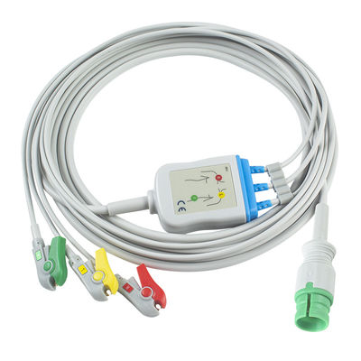 PM-12 14Pin এর জন্য Promed ECG Cable 3Lead IEC Grabber-এর জন্য সামঞ্জস্যপূর্ণ